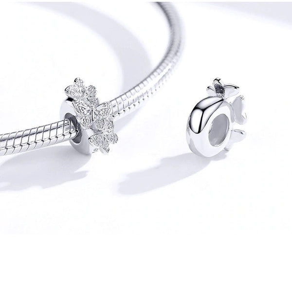 Schmetterling Charm Anhänger Stopper Sterling Silber - FALKENKOENIG SCHMUCK & Piercing Online Shop