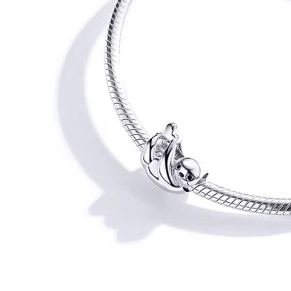 Faultier Charm 925er Silber