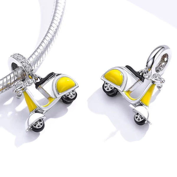 Motorrad Vespa Charm 925er Silber