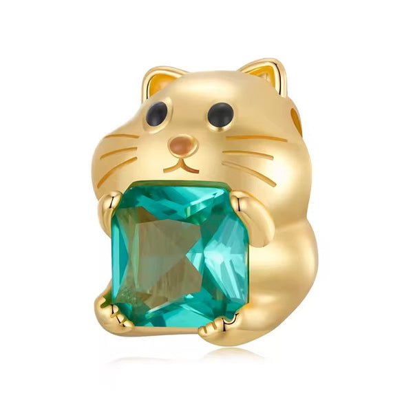 Hamster Charm 925er Silber