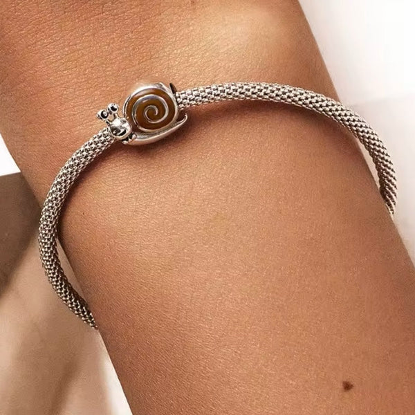 Schnecken Charm 925er Silber