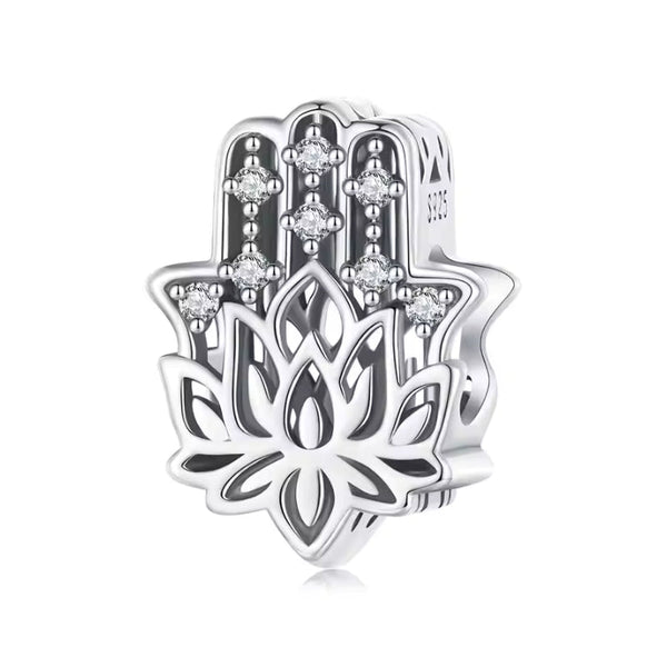 Fatima Charm-Anhänger 925er Silber - FALKENKOENIG SCHMUCK & Piercing Online Shop