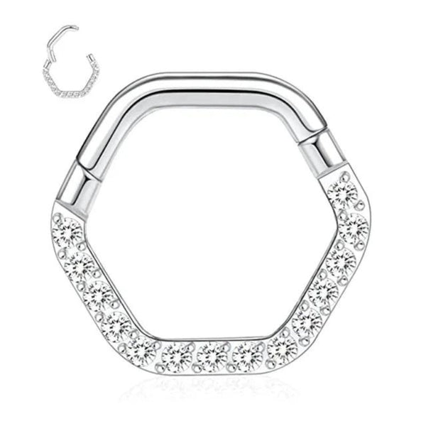 Silber Septum-Piercing Chirurgenstahl