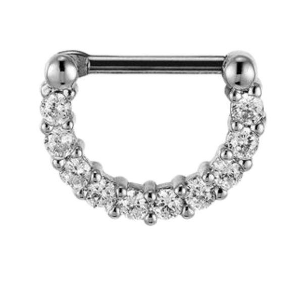 Nasenpiercing Ring Titan Silber - Nasenring - FALKENKOENIG SCHMUCK & Piercing Online Shop