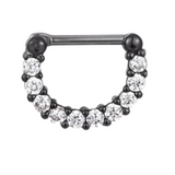 Nasenpiercing Ring Titan Schwarz - Nasenring - FALKENKOENIG SCHMUCK & Piercing Online Shop