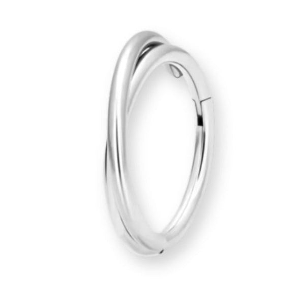 Silber Septum Nasenring Piercing Titan - FALKENKOENIG SCHMUCK & Piercing Online Shop