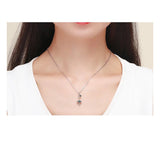 Charm Anhänger Blume Sterling Silber Kristall - FALKENKOENIG SCHMUCK & Piercing Online Shop