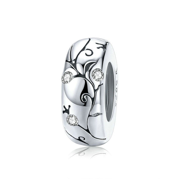 Charm Anhänger Stopper Muster Sterling Silber - FALKENKOENIG SCHMUCK & Piercing Online Shop
