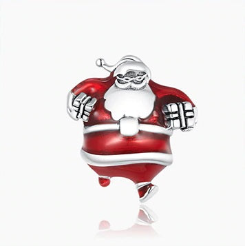 Weihnachtsmann Charm Anhänger Sterling Silber - FALKENKOENIG SCHMUCK & Piercing Online Shop