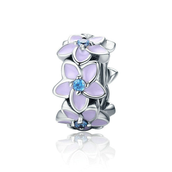Charm Anhänger Stopper Blumenkranz Sterling Silber - FALKENKOENIG SCHMUCK & Piercing Online Shop