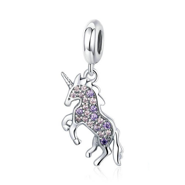 Charm Anhänger Einhorn 925 Silber - FALKENKOENIG SCHMUCK & Piercing Online Shop