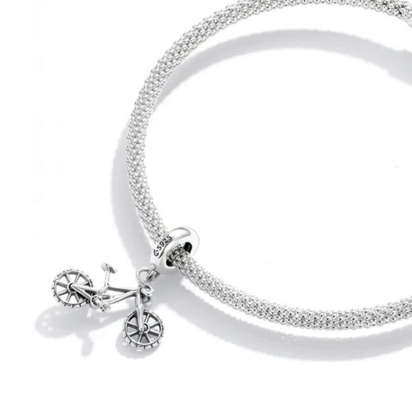 Charm Anhänger Fahrrad Sterling Silber - FALKENKOENIG SCHMUCK & Piercing Online Shop