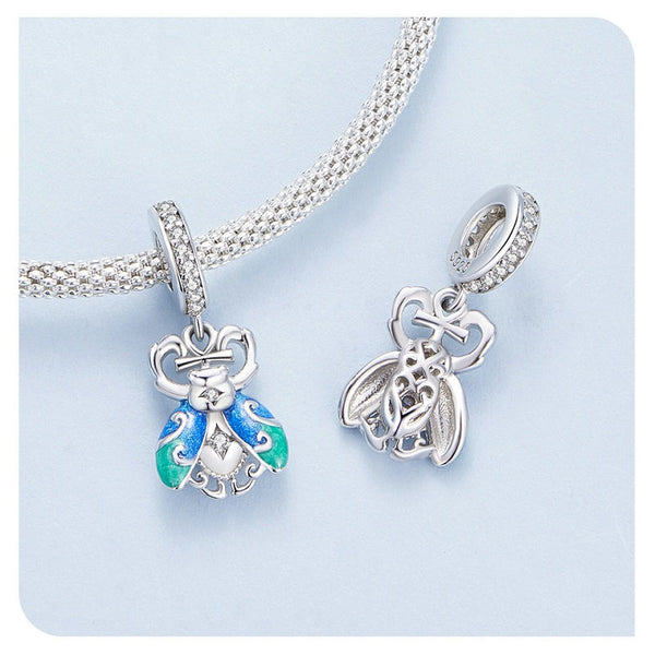 Charm Anhänger Skarabäus Sterling Silber - FALKENKOENIG SCHMUCK & Piercing Online Shop