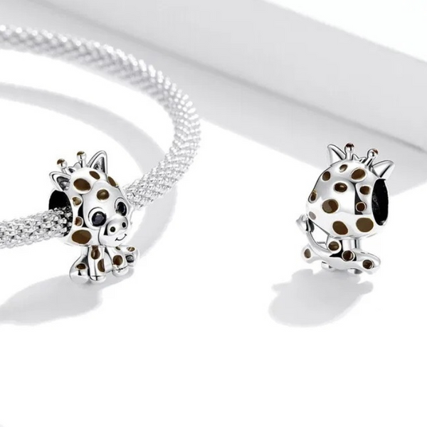 Charm Anhänger Baby Giraffe Sterling Silber - FALKENKOENIG SCHMUCK & Piercing Online Shop