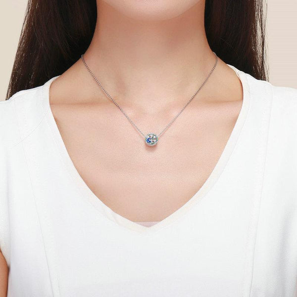 Charm Anhänger Pfau Sterling Silber Kristall - FALKENKOENIG SCHMUCK & Piercing Online Shop