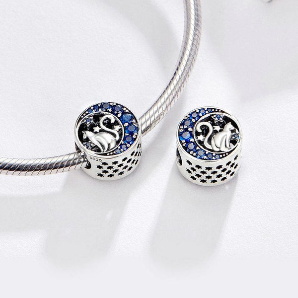 Charm Anhänger Katzen Sterling Silber - FALKENKOENIG SCHMUCK & Piercing Online Shop