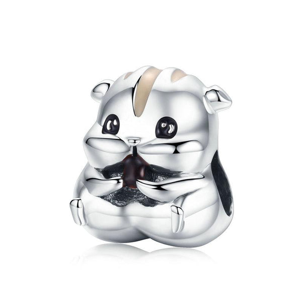 Charm Anhänger Hamster Sterling Silber - FALKENKOENIG SCHMUCK & Piercing Online Shop