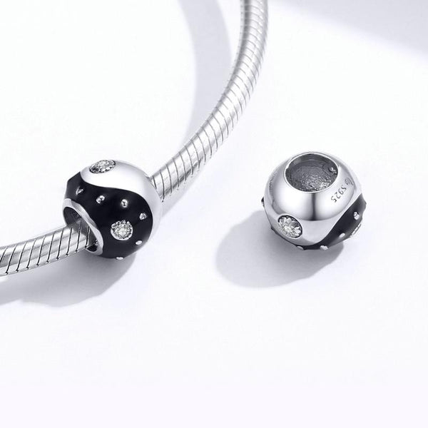 Charm Anhänger YIN YANG Sterling Silber Kristall - FALKENKOENIG SCHMUCK & Piercing Online Shop