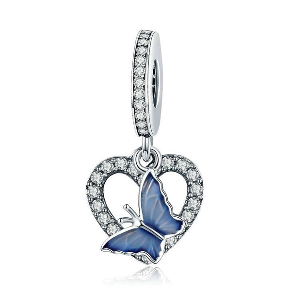 Charm Anhänger Schmetterling Sterling Silber - FALKENKOENIG SCHMUCK & Piercing Online Shop
