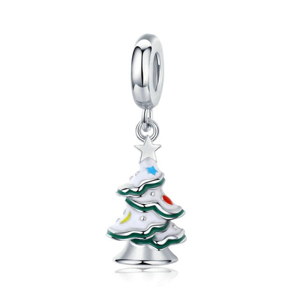 Charm Weihnachts Baum Sterling Silber - FALKENKOENIG SCHMUCK & Piercing Online Shop