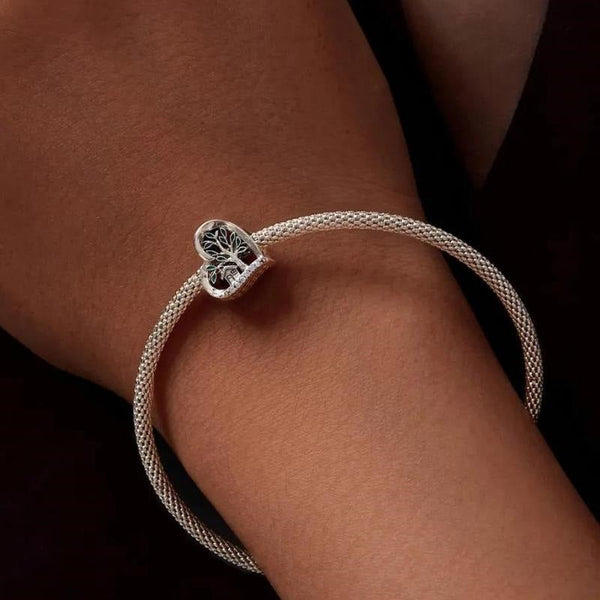 Familie Herz Charm 925er Silber