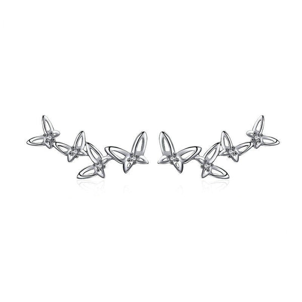 Ohrstecker Schmetterling Sterling Silber - FALKENKOENIG SCHMUCK & Piercing Online Shop