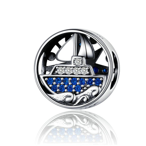 Charm Anhänger Segelschiff Sterling Silber - FALKENKOENIG SCHMUCK & Piercing Online Shop