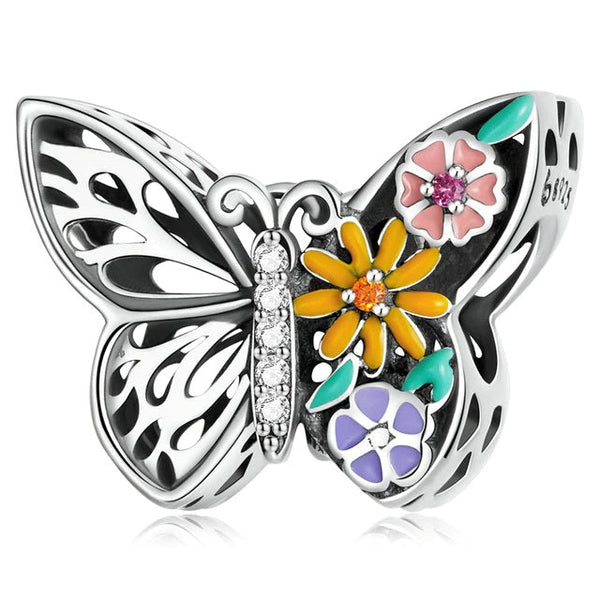 Charm Anhänger Schmetterling Sterling Silber - FALKENKOENIG SCHMUCK & Piercing Online Shop