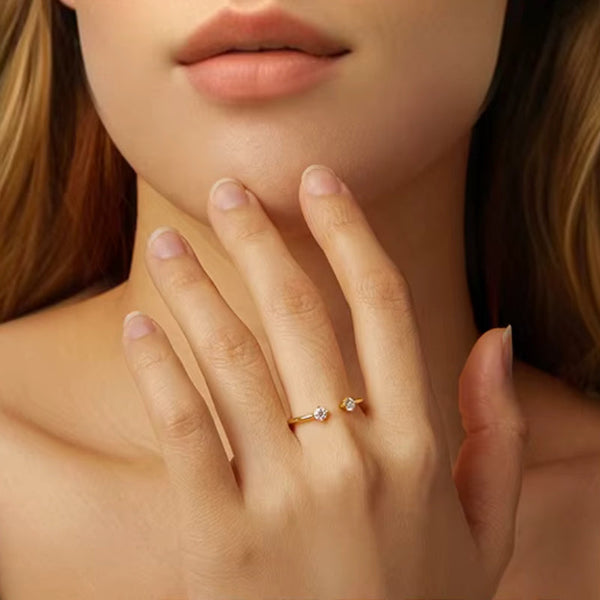 Darling Open Ring Silver 925er Silber - FALKENKOENIG SCHMUCK & Piercing Online Shop