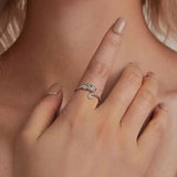 Seepferdchen Ring 925er Silber - FALKENKOENIG SCHMUCK & Piercing Online Shop