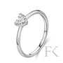 Herz Silver Liebe Fingerring 925er Silber