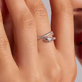Fingerring Ring Schlange Silber Zirkonia Kristalle - FALKENKOENIG SCHMUCK & Piercing Online Shop
