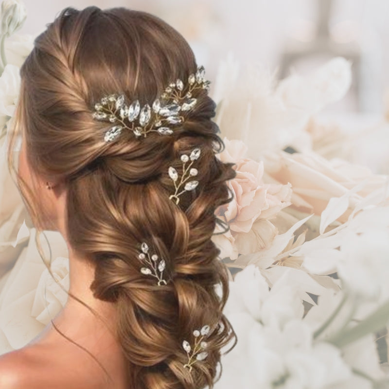 JONKY Braut-Haarschmuck Mit Strass – Handgefertigter Haarkamm Aus Legierung, Für Hochzeit & Festliche Anlässe