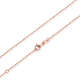 Halskette Basic aus 925 Sterlingsilber Roségold - FALKENKOENIG SCHMUCK & Piercing Online Shop