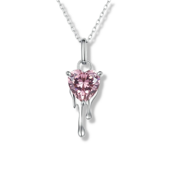 Tropfendes Herz Anhänger Sterling Silber - FALKENKOENIG SCHMUCK & Piercing Online Shop