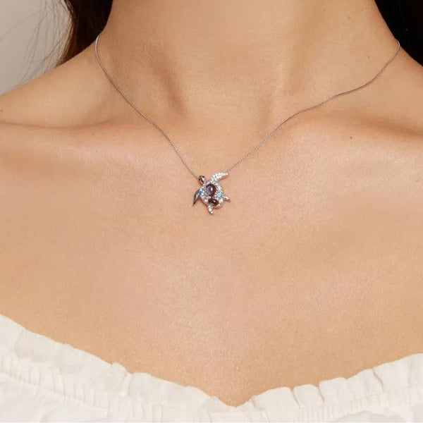 Halskette Schildkröte Sterlingsilber - FALKENKOENIG SCHMUCK & Piercing Online Shop