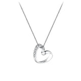 Liebes Herz Halskette Sterlingsilber - FALKENKOENIG SCHMUCK & Piercing Online Shop
