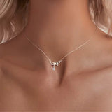 Filigrane Katzen Halskette aus 925er Silber – eleganter Schmuck für Katzenliebhaber. Perfekt als Geschenk oder als persönliches Accessoire. 🐱✨