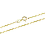 Basic Gold Halskette 925er Silber - FALKENKOENIG SCHMUCK & Piercing Online Shop