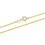 Basic Gold Halskette 925er Silber - FALKENKOENIG SCHMUCK & Piercing Online Shop