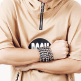 Edelstahl Armband Herren Massiv Heavy Chain - FALKENKOENIG SCHMUCK & Piercing Online Shop