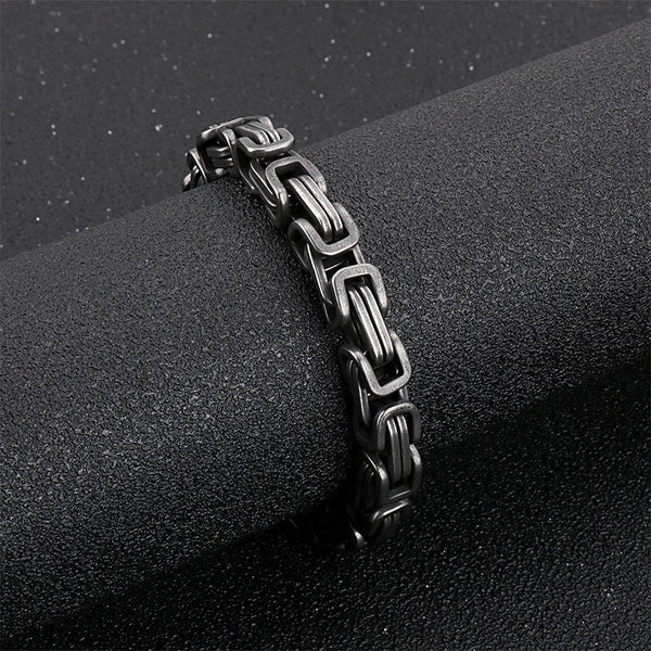 Edelstahl Armband Königskette Vintage - FALKENKOENIG SCHMUCK & Piercing Online Shop