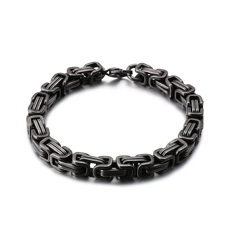 Edelstahl Armband Königskette Vintage - FALKENKOENIG SCHMUCK & Piercing Online Shop