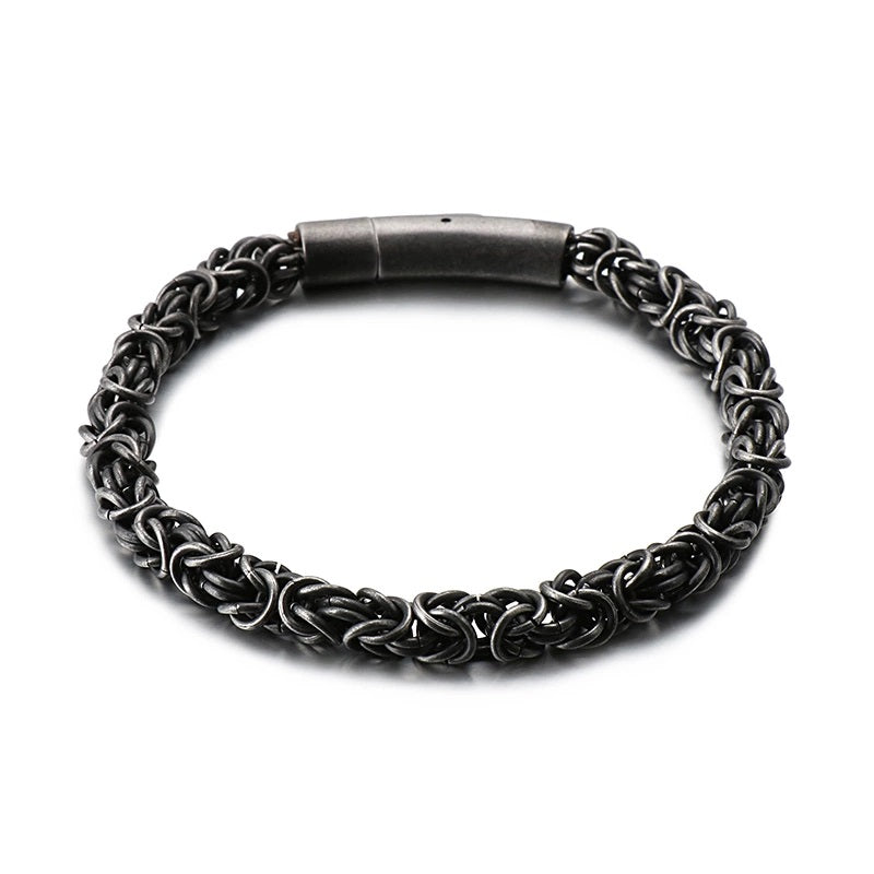 Edelstahl Armband Vintage Design - FALKENKOENIG SCHMUCK & Piercing Online Shop