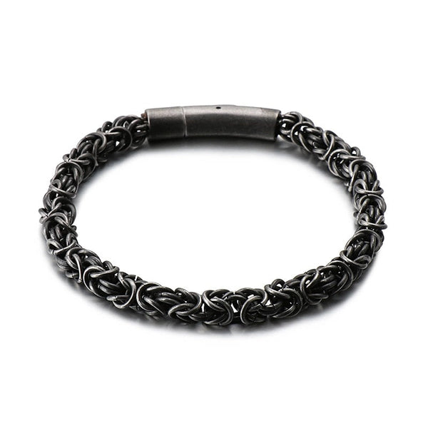 Edelstahl Armband Vintage Design - FALKENKOENIG SCHMUCK & Piercing Online Shop