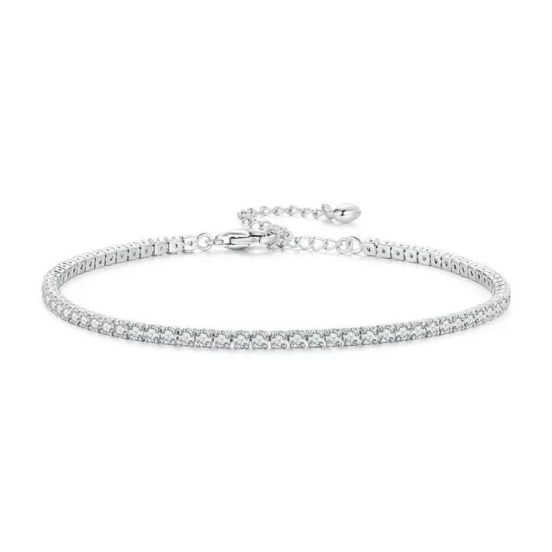 Kristall TennisArmband Silber - FALKENKOENIG SCHMUCK & Piercing Online Shop