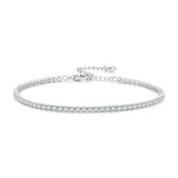 Kristall TennisArmband Silber - FALKENKOENIG SCHMUCK & Piercing Online Shop