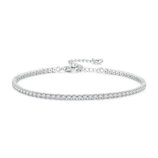 Kristall TennisArmband Silber - FALKENKOENIG SCHMUCK & Piercing Online Shop