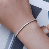 Kristall TennisArmband Silber - FALKENKOENIG SCHMUCK & Piercing Online Shop