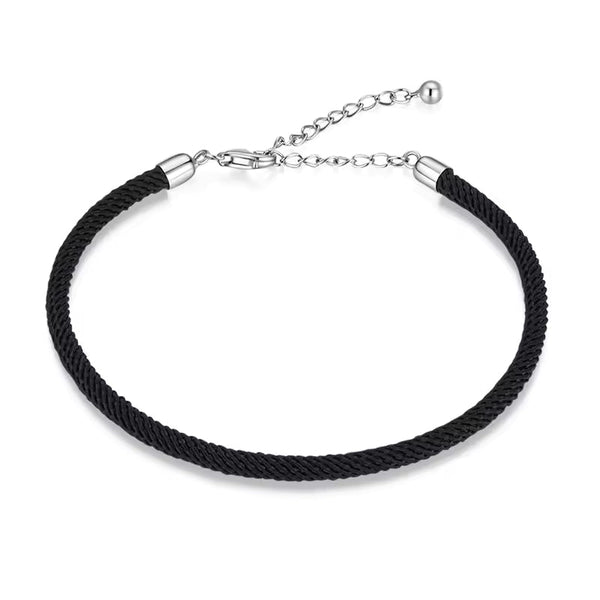 Charm Armband aus Kordel – passend für klassische Charms, nicht wasserfest, nicht geeignet für Stopper-Charms.